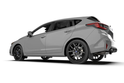 Rally Armor 24-26 Subaru Impreza Black UR Mud Flap w/ White Logo - MF105-UR-BLK-WH