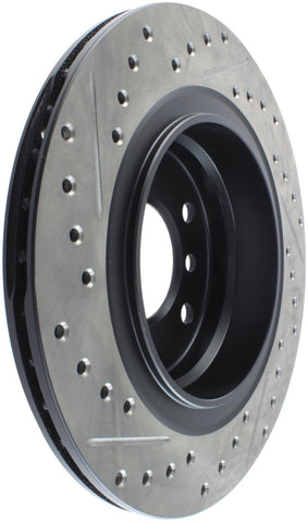 StopTech Power Slot 00 BMW 323 / 01-07 325 / 99-00 328 Series Rear Left Drilled & Slotted Rotor - 127.34049L