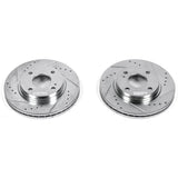 Power Stop 11-19 Ford Fiesta Front Evolution Drilled & Slotted Rotors - Pair - AR85136XPR