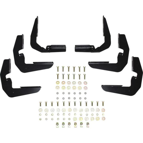 Westin 2014-2018 Chevrolet/GMC Silverado Sierra 1500 Dbl Crew Cab Running Board Mount Kit - Black - 27-2145