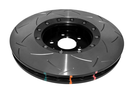 DBA 10-17 Audi A8 Quattro 5000 Series 2-Piece T3 Slotted Front Brake Rotor - 52774BLKS