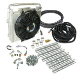 BD Diesel Xtrude Double Stacked Transmission Cooler Kit - Universial 1/2in Tubing - 1030606-DS-12