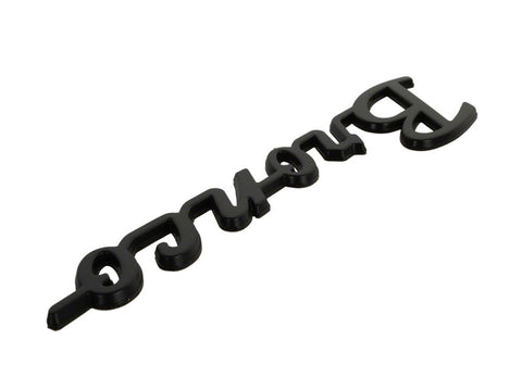 Ford Racing 2021+ Bronco Classic Script Fender Badges - Matte Black (Pair) - M-1447-BSMB