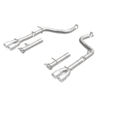 MagnaFlow Axle-Back, SS, 2.5in, Quad Split Rear 3.5in Tip 2015 Dodge Challenger R/T 5.7L - 19210