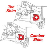 SPC Performance Fiat Rear Camber and Toe Shim Set (24 Shims) - 71770