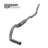 Diamond Eye KIT 4in TB MFLR RPLCMENT PIPE SGL AL: 2-WHEEL DRIVE ONLY 89-93 DODGE CUMMINS 5.9L - K4209A-RP