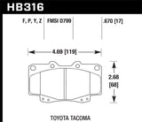 Hawk Super Duty Street Brake Pads - HB316P.670