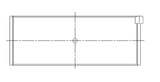 ACL VW/Audi 1781cc/1984cc 0.50 Oversized High Performance Rod Bearing Set - 4B1606H-.50