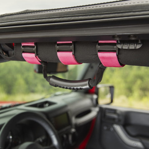 Rugged Ridge Ultimate Grab Handles Pink 55-20 CJ/Jeep Wrangler /JT - 13505.01