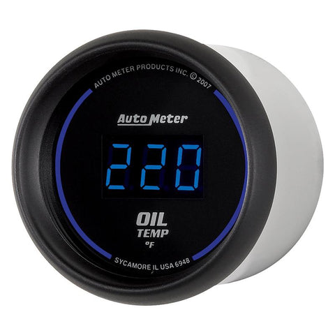 Autometer Cobalt Digital 52.4mm 0-340 deg F Oil Temperature Gauge - 6948