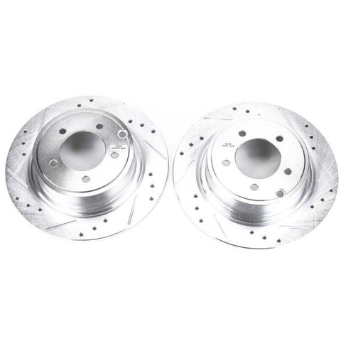 Power Stop 11-14 Chrysler 200 Rear Evolution Drilled & Slotted Rotors - Pair - AR83069XPR