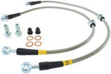 StopTech 00-06 Nissan Sentra SE-R Stainless Steel Rear Brake Lines - 950.42505