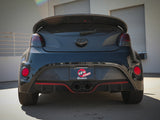 aFe Takeda 2-1/2in to 3in SS-304 Cat-Back Exhausts w/ Black Tip 13-17 Hyundai Veloster L4-1.6L - 49-37018-B
