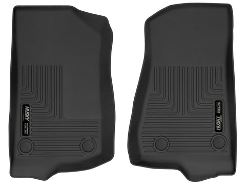 Husky Liners 19-24 Jeep Wrangler JL/JLU X-Act Contour Black Front Floor Liners - 54531