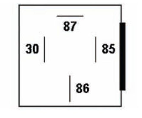 Hella Relay 12V 25A SPST 25A Fuse Bkt - 003530041