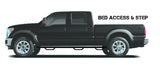 N-Fab Podium LG 15.5-19 Dodge RAM 1500 Crew Cab 6.4ft Bed - Bed Access - Tex. Black - 3in - HPD15103CC-6-TX