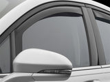 WeatherTech 14+ Ford Fusion Front Side Window Deflectors - Dark Smoke - 80732