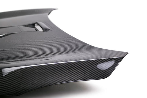 Seibon 2016-2017 Honda Civic Coupe/Sedan/Hatchback MR-Style Carbon Fiber Hood - HD16HDCV-MR