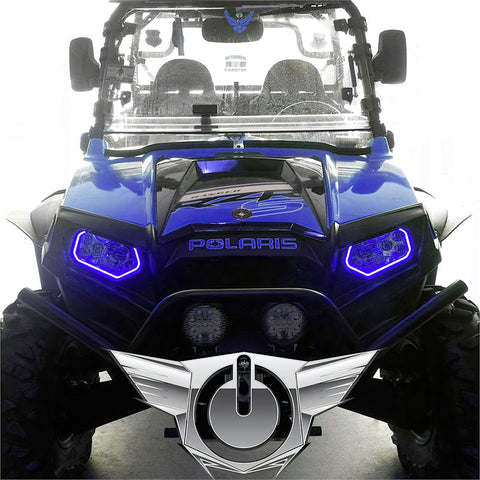 Oracle Polaris RZR 07-16 LED Halo Kit - ColorSHIFT - 2244-330
