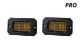 Diode Dynamics Stage Series 2 In LED Pod Pro - Yellow Fog Flush ABL (Pair) - DD6433P