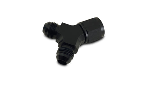Vibrant -8AN Female x Dual -6AN Male Y-Adapter Fitting - Aluminum - 10905