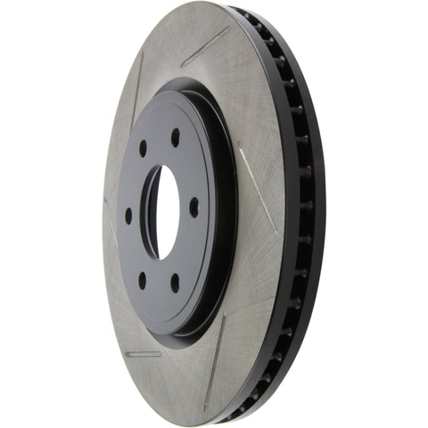 StopTech Power Slot 05-09 Nissan Frontier 2WD / 02-05 Frontier 4WD Slotted Front Right Rotor - 126.42085SR
