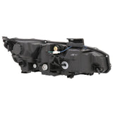 ANZO 16-17 Honda Civic Projector Headlights Plank Style Black w/Amber/Sequential Turn Signal - 121527