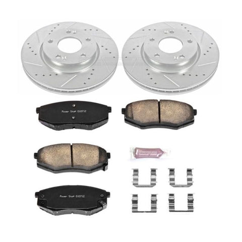 Power Stop 10-12 Hyundai Tucson Front Z23 Evolution Sport Brake Kit - K5806