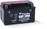 Yuasa YTX7A-BS Maintenance Free AGM 12-Volt Battery w/Bottle - YUAM32X7A