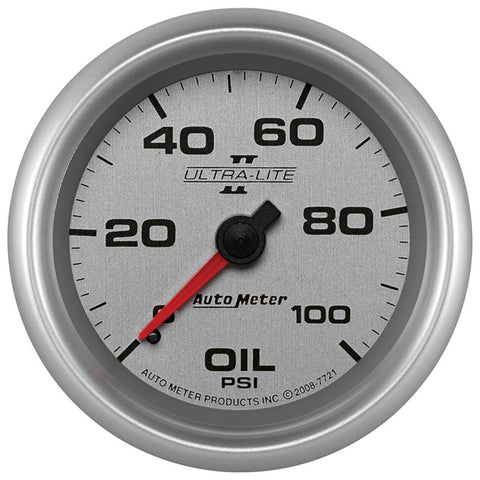 Autometer Ultra-Lite II 2 5/8in 100psi Mechanical Oil Temp Gauge - 7721