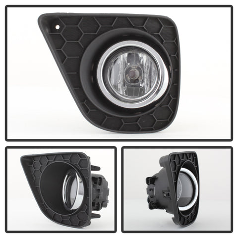 Spyder Honda Accord 2013-2015 2Dr OEM Fog Lights W/Switch- Clear FL-HA2013-2D-C - 5079855