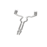 MagnaFlow Cat Back, SS, 3in, Street, Dual Split Polished 4.5in Tips 2015 Ford Mustang GT V8 5.0L - 19100