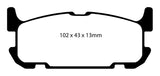 EBC 04-05 Mazda Miata MX5 1.8 (Sports Suspension) Yellowstuff Rear Brake Pads - DP41685R
