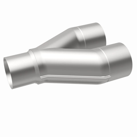 MagnaFlow Universal Trans Y-Pipe All SS 4inch (Dual) 3.5inch (Single) x 13inch (Overall) - 10800