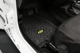 Bestop 20-26 Jeep Gladiator / 18-26 Wrangler JL Front Floor Mats (Black) - 51514-01