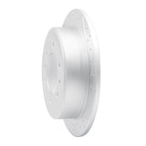 R1 06-10 Hummer H3T Rear Right Drilled & Slotted Geo-Carbon Rotor - 830-93001R