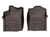 WeatherTech 2018+ Toyota Tacoma Front FloorLiners - Cocoa (Auto Trans Only) - 4712991