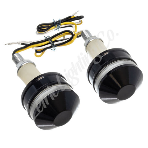 Letric Lighting Grip Ind Lghts Blk Cap Wht/Amb - LLC-BBE-TS