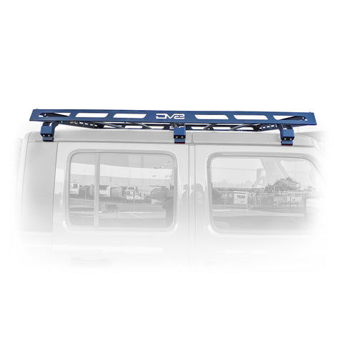 DV8 Offroad 07-18 Jeep Wrangler JK 4 DR / JL 2 DR & JT / 18+ Gladiator Roof Rack - RRJL-02