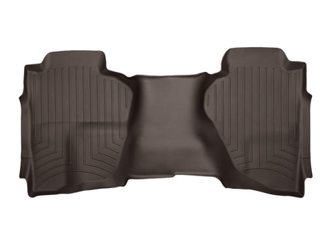 WeatherTech 15-20 Cadillac Escalade ESV Rear FloorLiner HP - Cocoa (2pc - 2nd Row Bench & 3rd row) - 476942IM