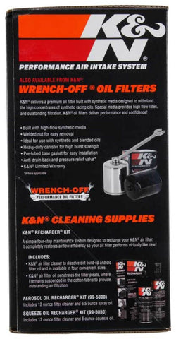 K&N Street Metal Intake System 08-16 Harley-Davidson Shaker Silver H/D Touring Models - RK-3951S