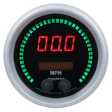 Autometer 85.7mm Black Switchable 260 MPH / 260 KM/H Speedometer Sport-Comp Elite Digital Gauge - 6789-SC