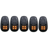 ANZO 1999-2002 Dodge Ram 3500 LED Cab Roof Light Kit Smoke 5pc - 861098