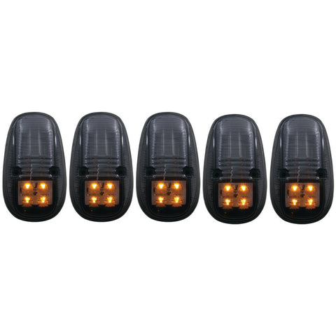 ANZO 1999-2002 Dodge Ram 3500 LED Cab Roof Light Kit Smoke 5pc - 861098