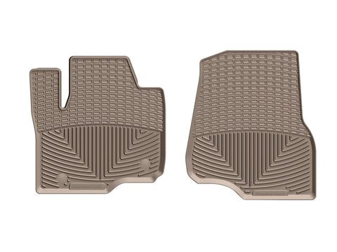 WeatherTech 2017+ Ford F-250/F-350/F-450/F550 (Crew Cab & SuperCab) Front Rubber Mats - Tan - W408TN