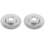 Power Stop 12-18 Fiat 500 Front Evolution Drilled & Slotted Rotors - Pair - EBR1297XPR