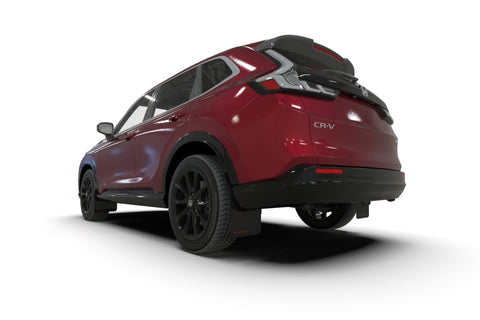 Rally Armor 23-26 Honda CR-V Black Mud Flap - White Logo - MF149-UR-BLK-WH