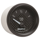 Autometer GT Series 52mm Short Sweep Electronic 240-33 ohms Fuel Level (For use w/ 3262) - 8016