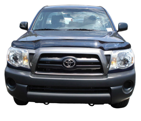 AVS 05-11 Toyota Tacoma High Profile Bugflector II Hood Shield - Smoke - 24645