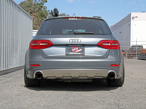 aFe MACH Force-Xp 13-16 Audi Allroad L4 SS Cat-Back Exhaust w/ Blue Flame Tips - 49-36438-L